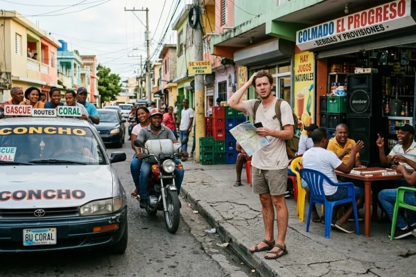 Extranjero confundido en al Republica Dominicana